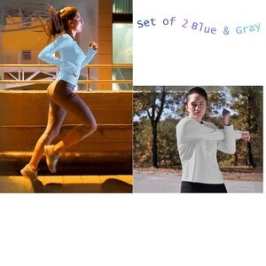 Kinglaman Women’s Rash Guard 2-Pack Long Sleeve UPF 50+